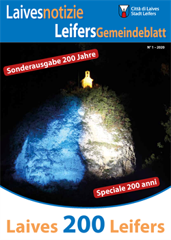 Leifers Gemeindeblatt Nr. 1/2020 Sonderausgabe 200 Jahre