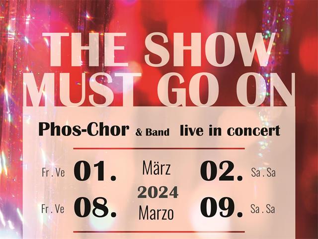 Foto per 33 anni Coro Phos - "The Show Must Go On"