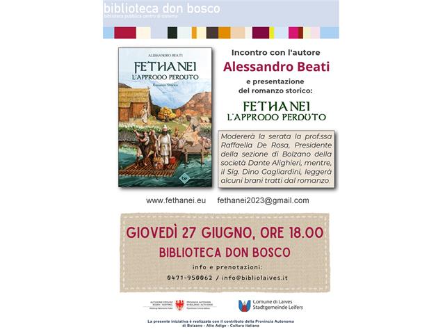 Foto für Buchpräsentation "Fethanei" (in italienischer Sprache)
